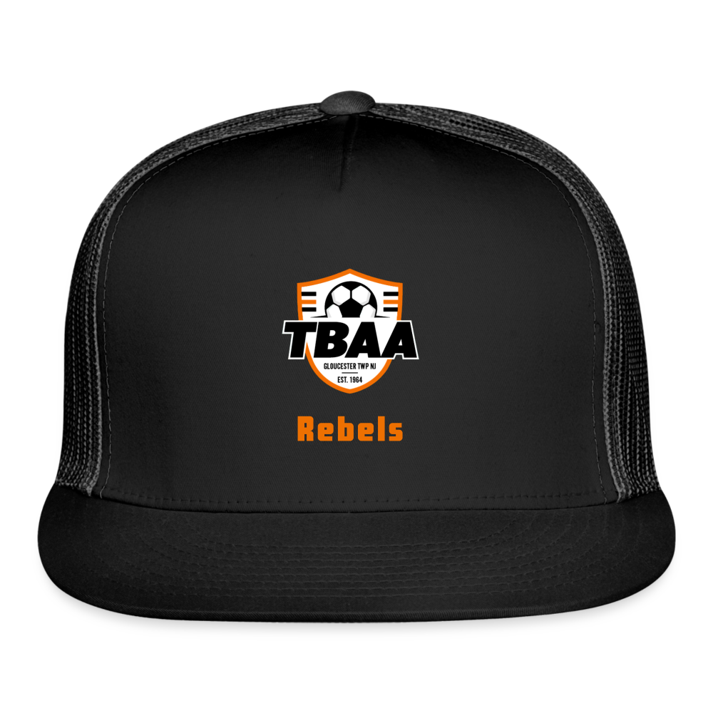TBAA Rebels Trucker Cap - black/black