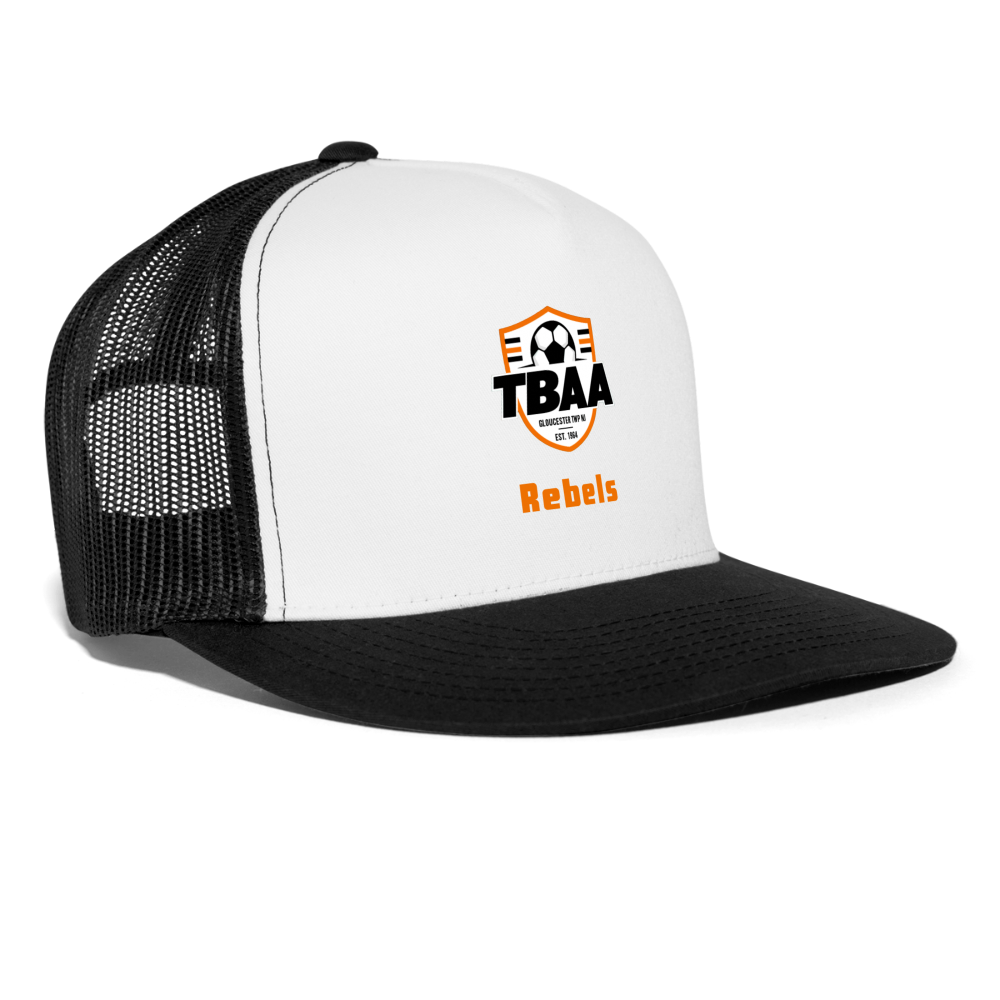 TBAA Rebels Trucker Cap - white/black
