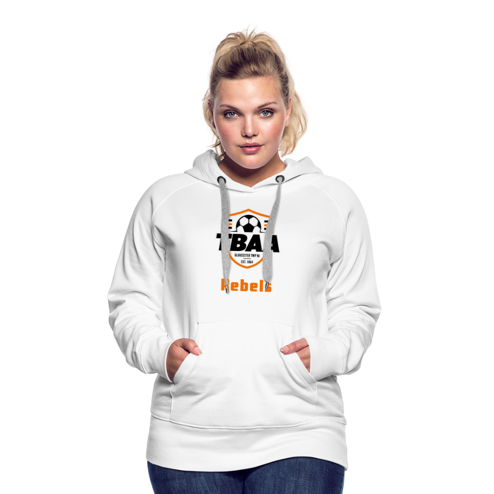 TBAA Rebels Women’s Premium Hoodie - white