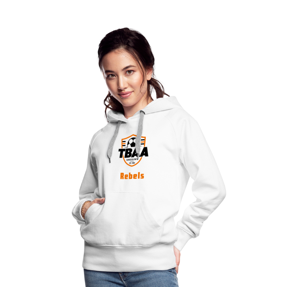 TBAA Rebels Women’s Premium Hoodie - white