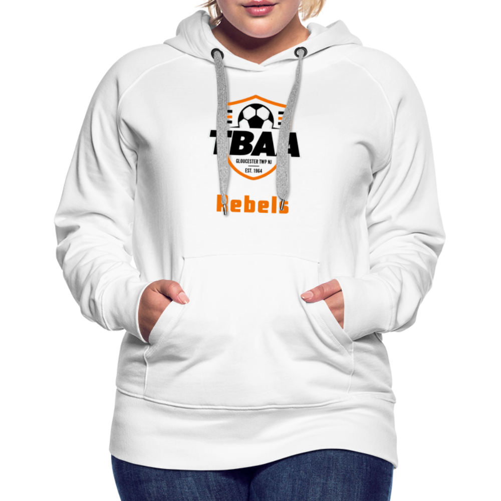 TBAA Rebels Women’s Premium Hoodie - white