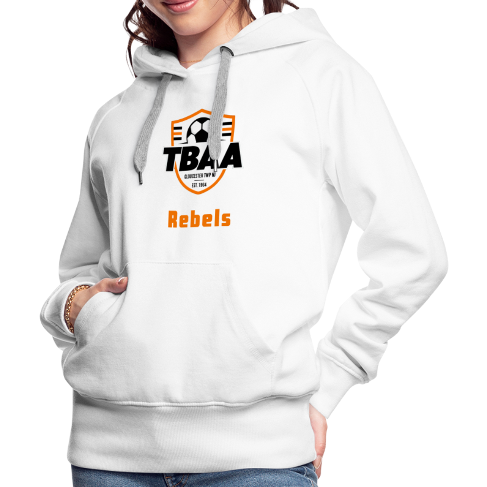 TBAA Rebels Women’s Premium Hoodie - white