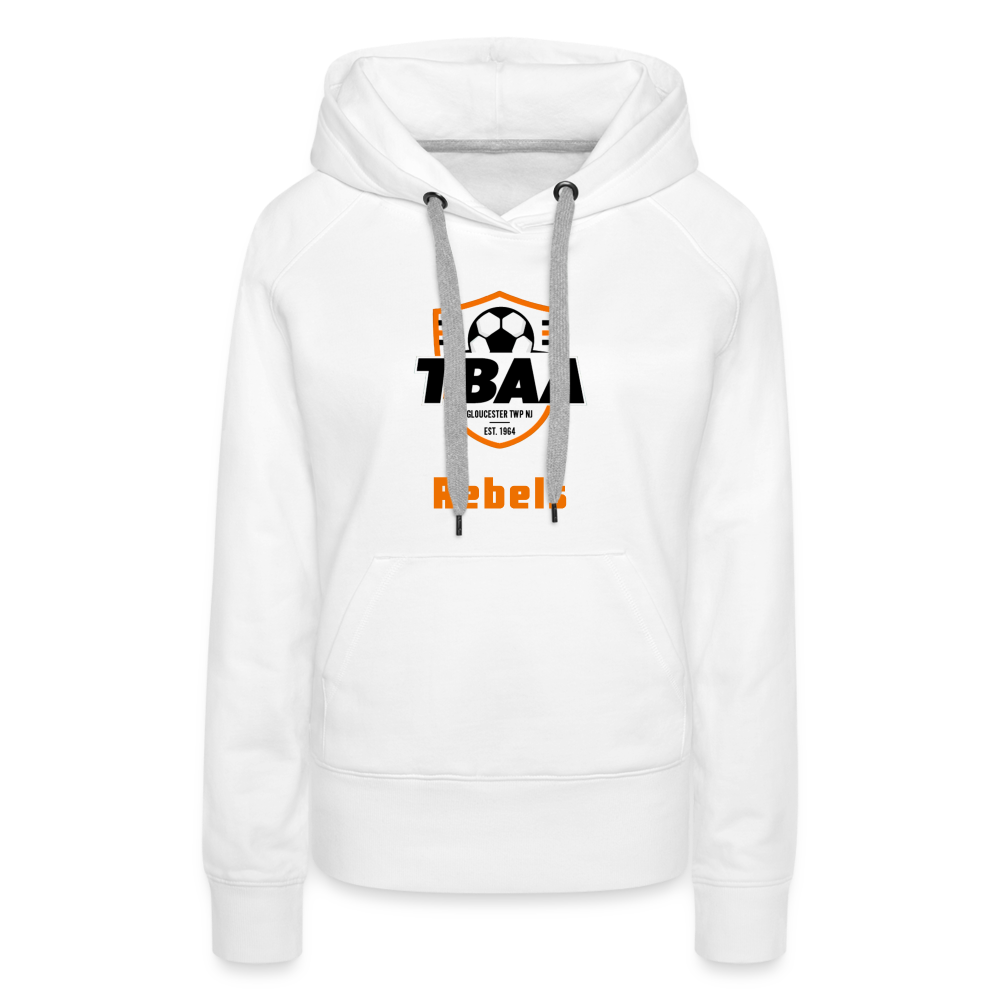 TBAA Rebels Women’s Premium Hoodie - white