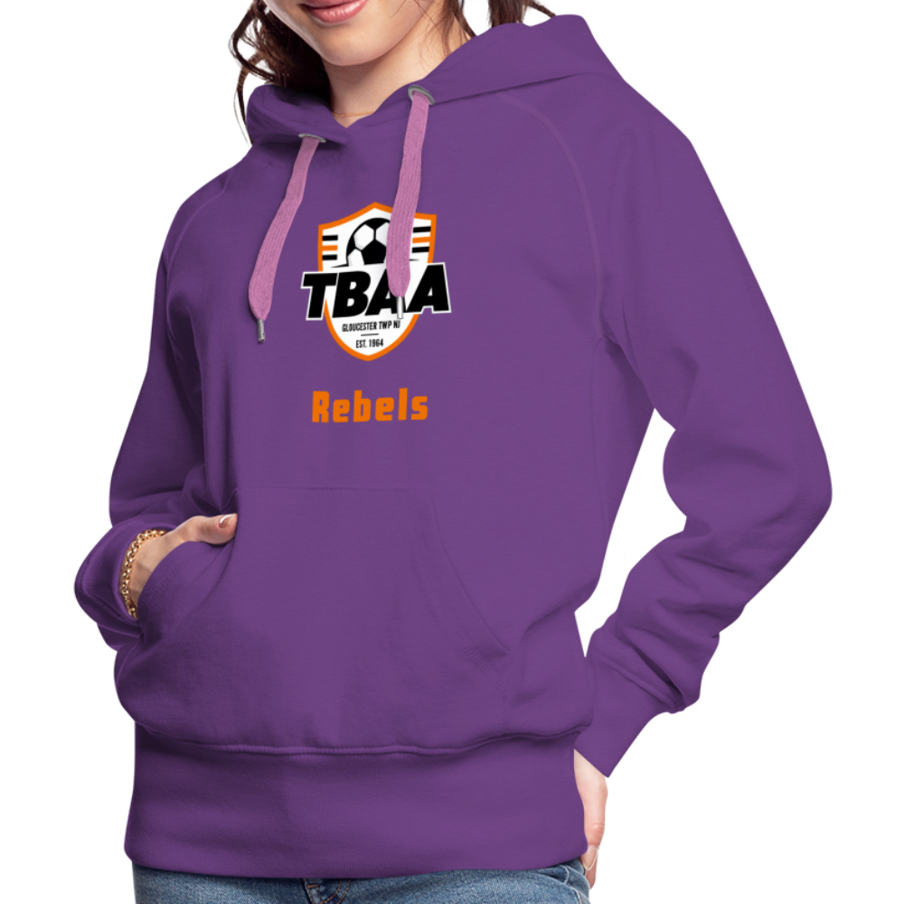 TBAA Rebels Women’s Premium Hoodie - purple