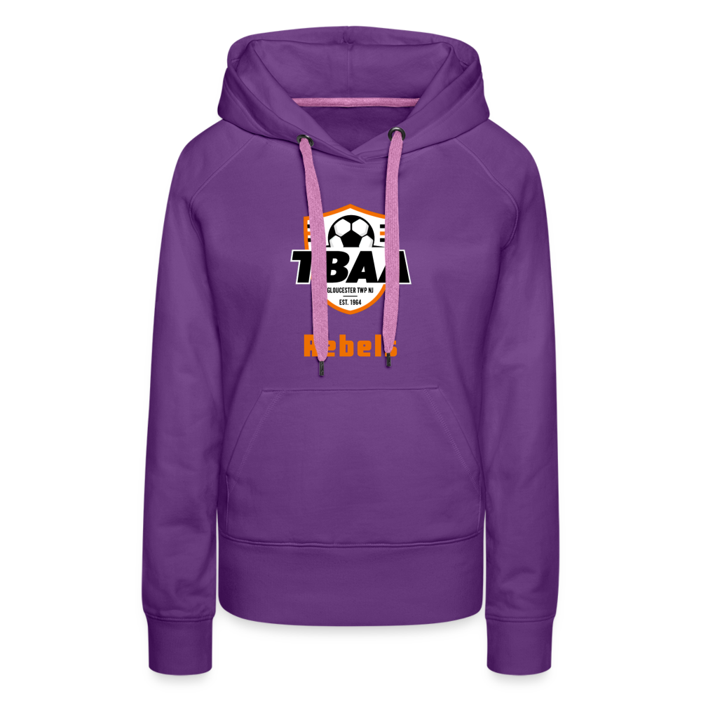 TBAA Rebels Women’s Premium Hoodie - purple