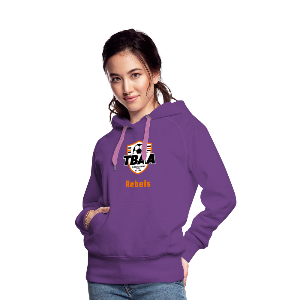 TBAA Rebels Women’s Premium Hoodie - purple