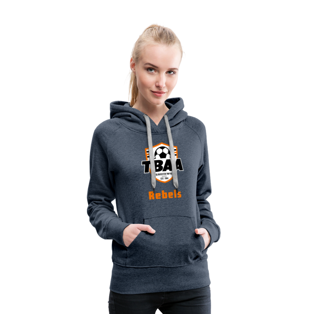 TBAA Rebels Women’s Premium Hoodie - heather denim