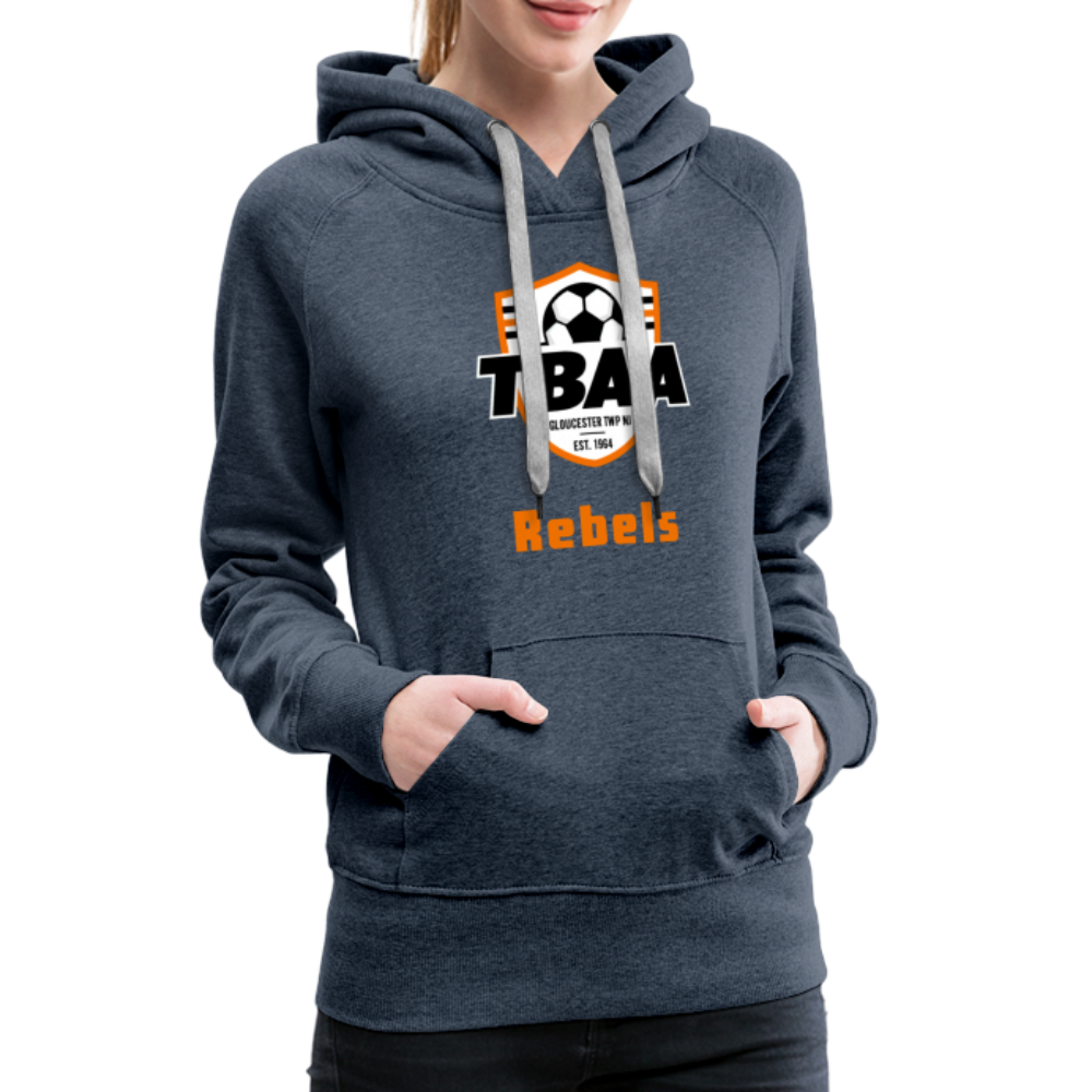 TBAA Rebels Women’s Premium Hoodie - heather denim