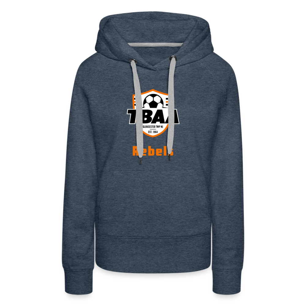 TBAA Rebels Women’s Premium Hoodie - heather denim