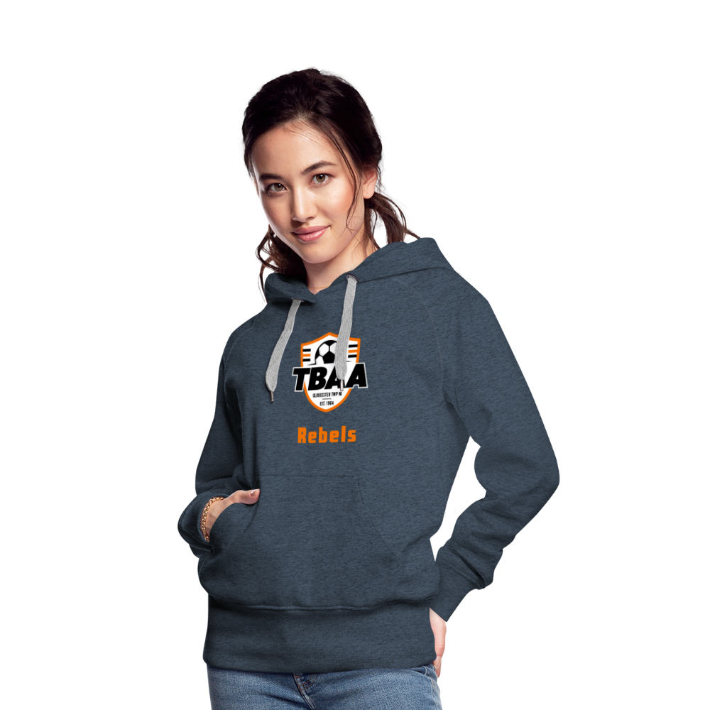 TBAA Rebels Women’s Premium Hoodie - heather denim