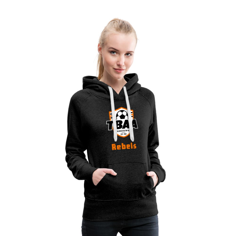 TBAA Rebels Women’s Premium Hoodie - charcoal grey