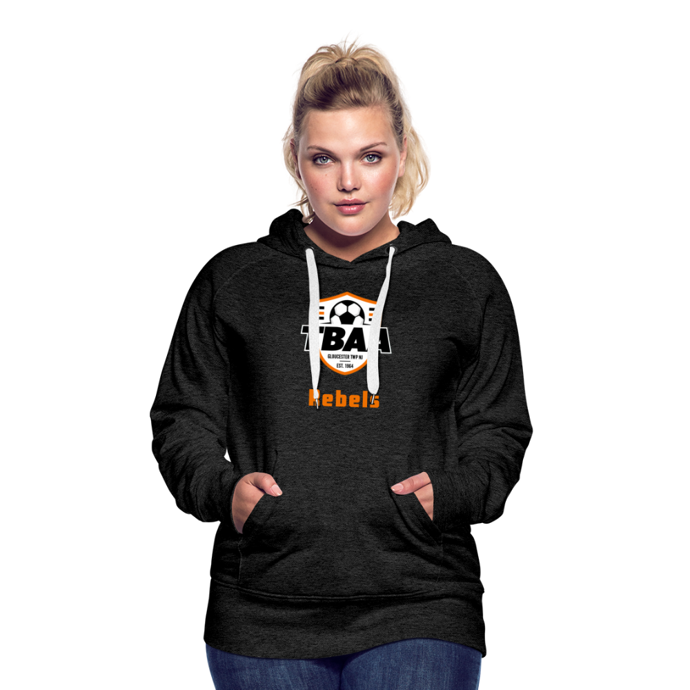 TBAA Rebels Women’s Premium Hoodie - charcoal grey