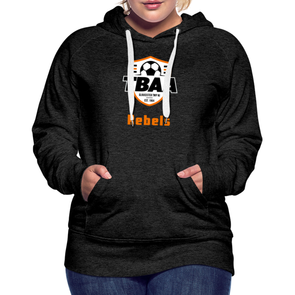 TBAA Rebels Women’s Premium Hoodie - charcoal grey