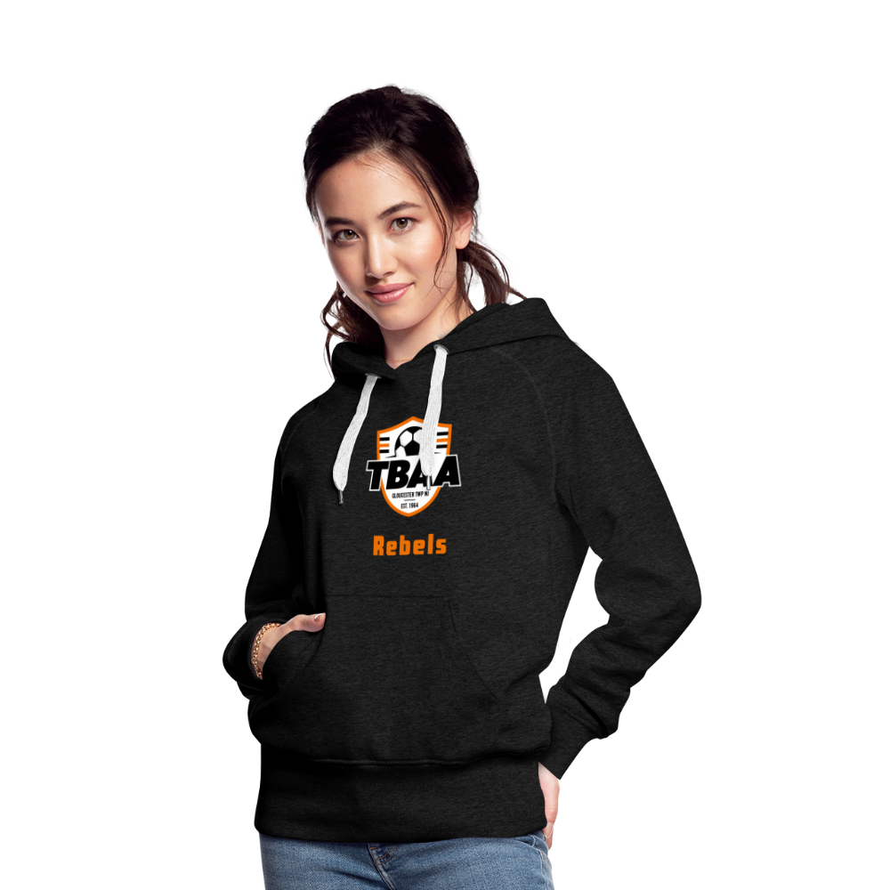 TBAA Rebels Women’s Premium Hoodie - charcoal grey
