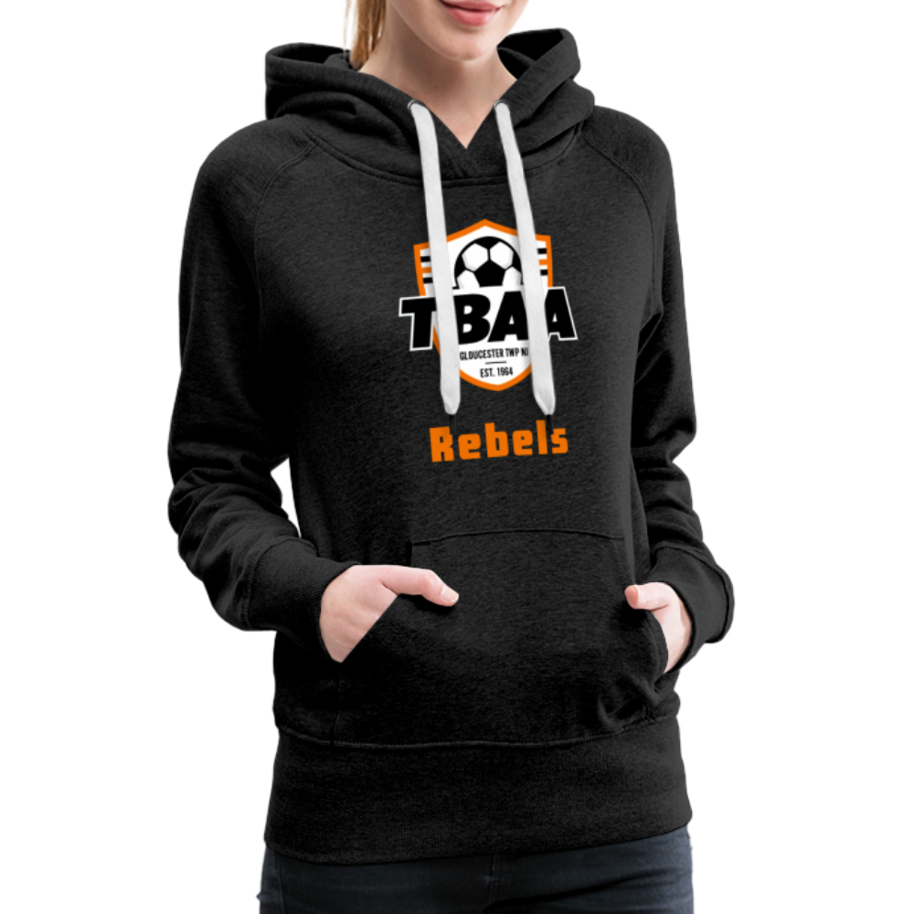 TBAA Rebels Women’s Premium Hoodie - charcoal grey