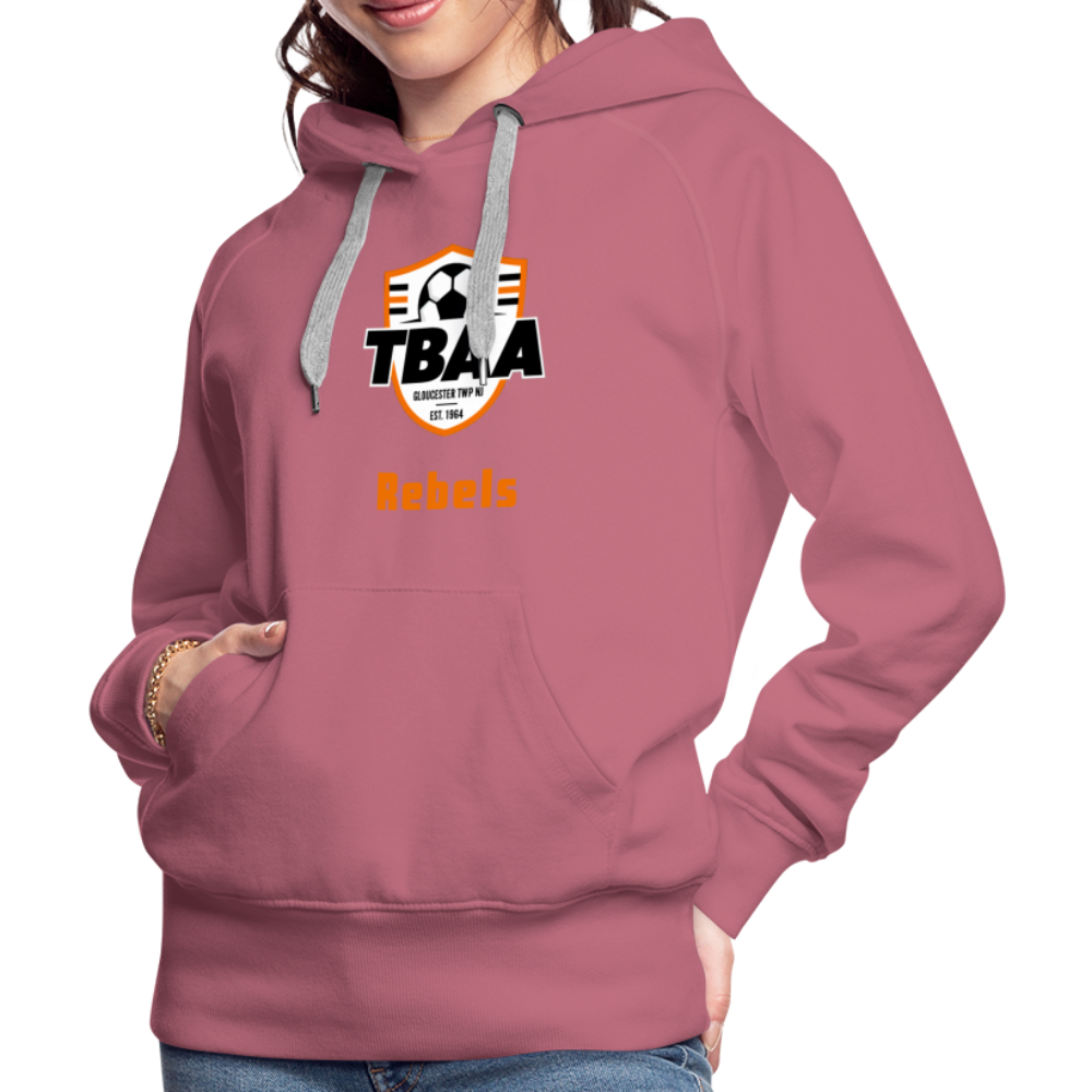 TBAA Rebels Women’s Premium Hoodie - mauve