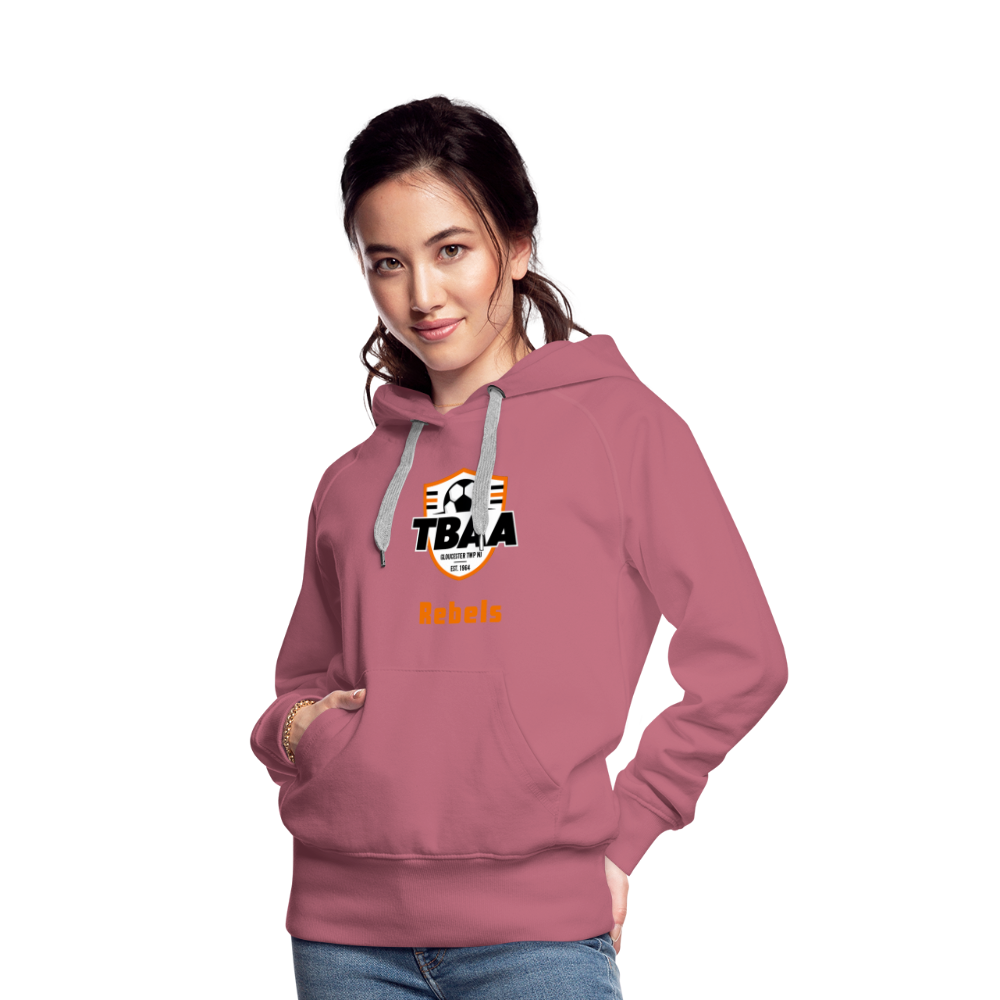 TBAA Rebels Women’s Premium Hoodie - mauve