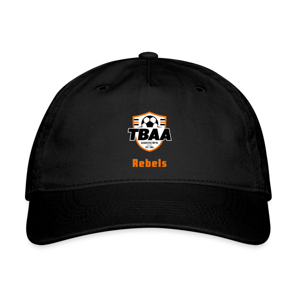 TBAA Rebels Organic Baseball Cap - black