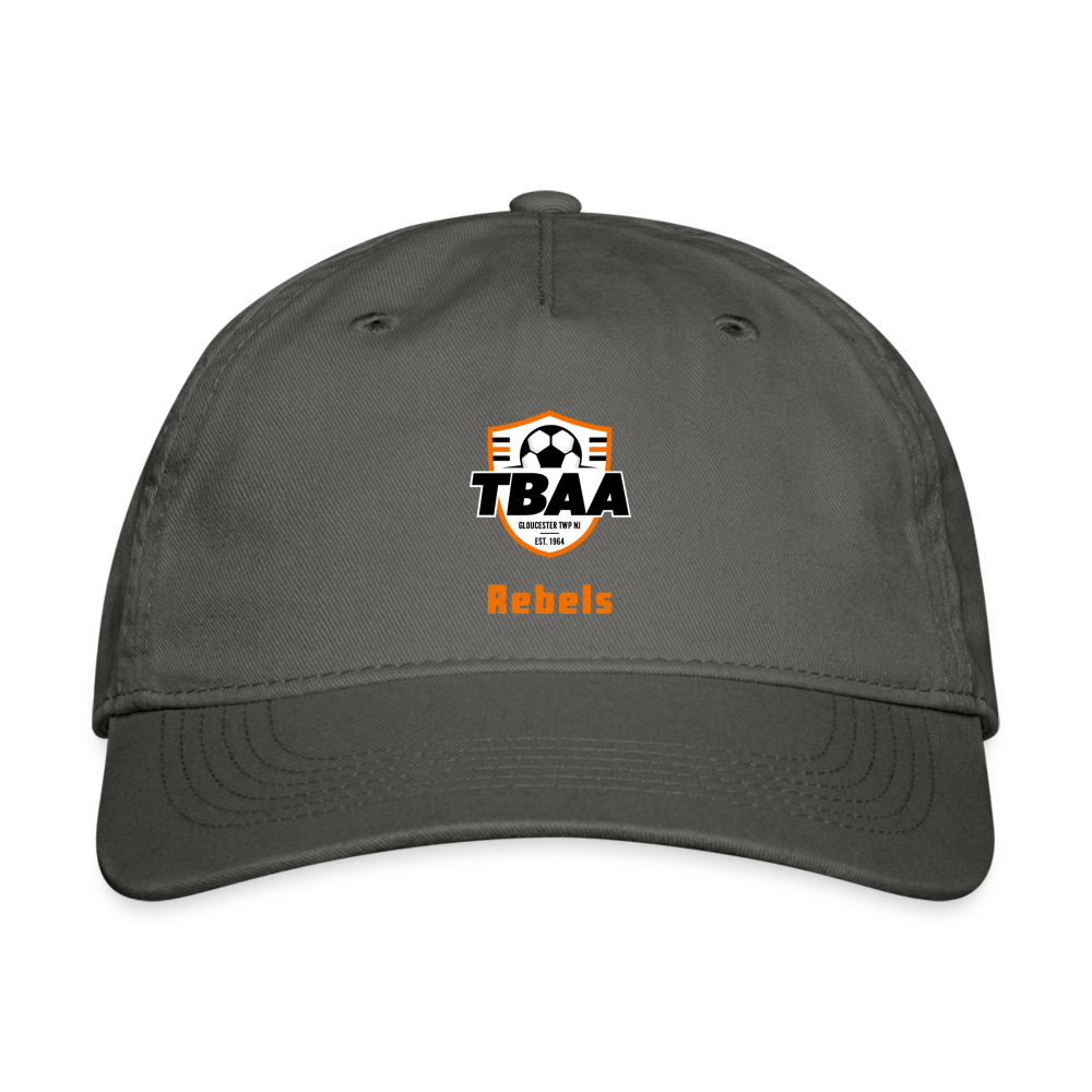 TBAA Rebels Organic Baseball Cap - charcoal