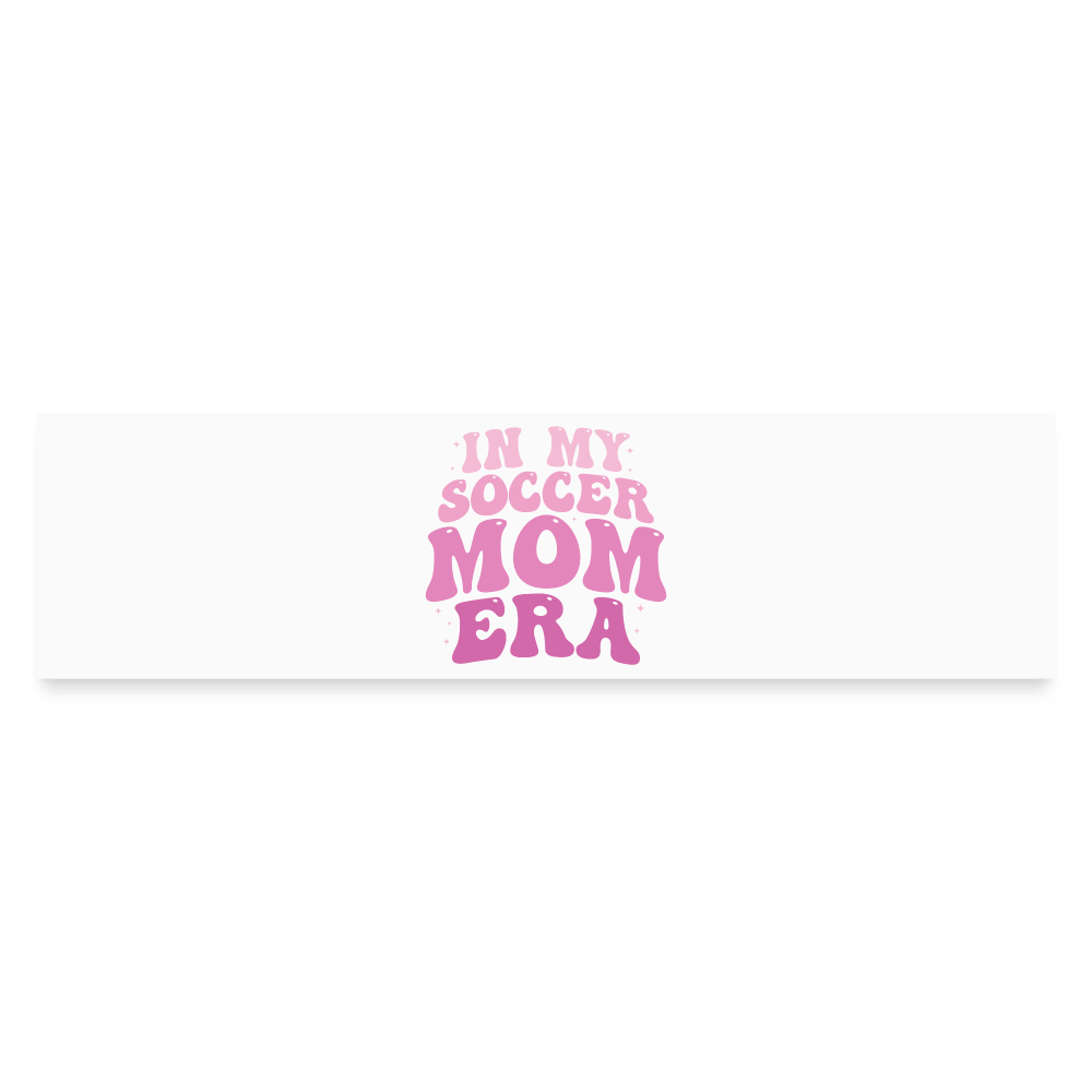 Soccer Mom Era - Bumper Sticker - white matte