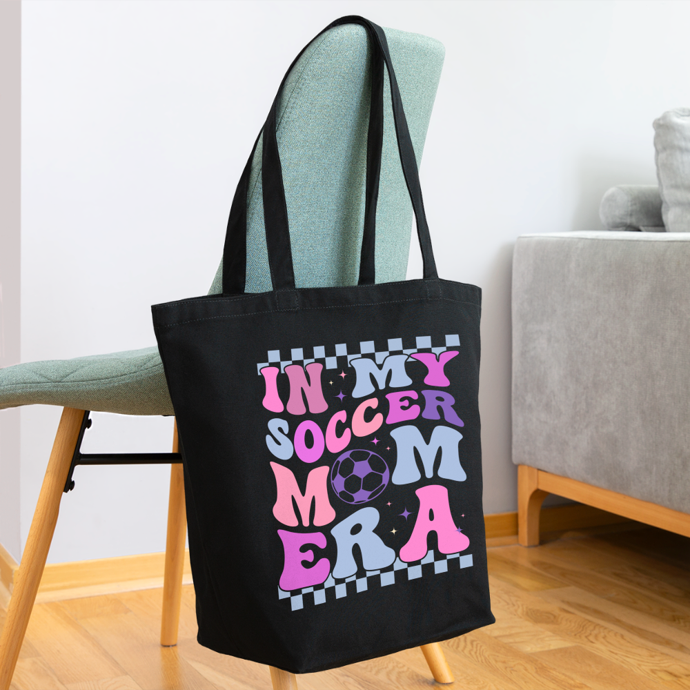 Soccer Mom Era - Eco-Friendly Cotton Tote - black
