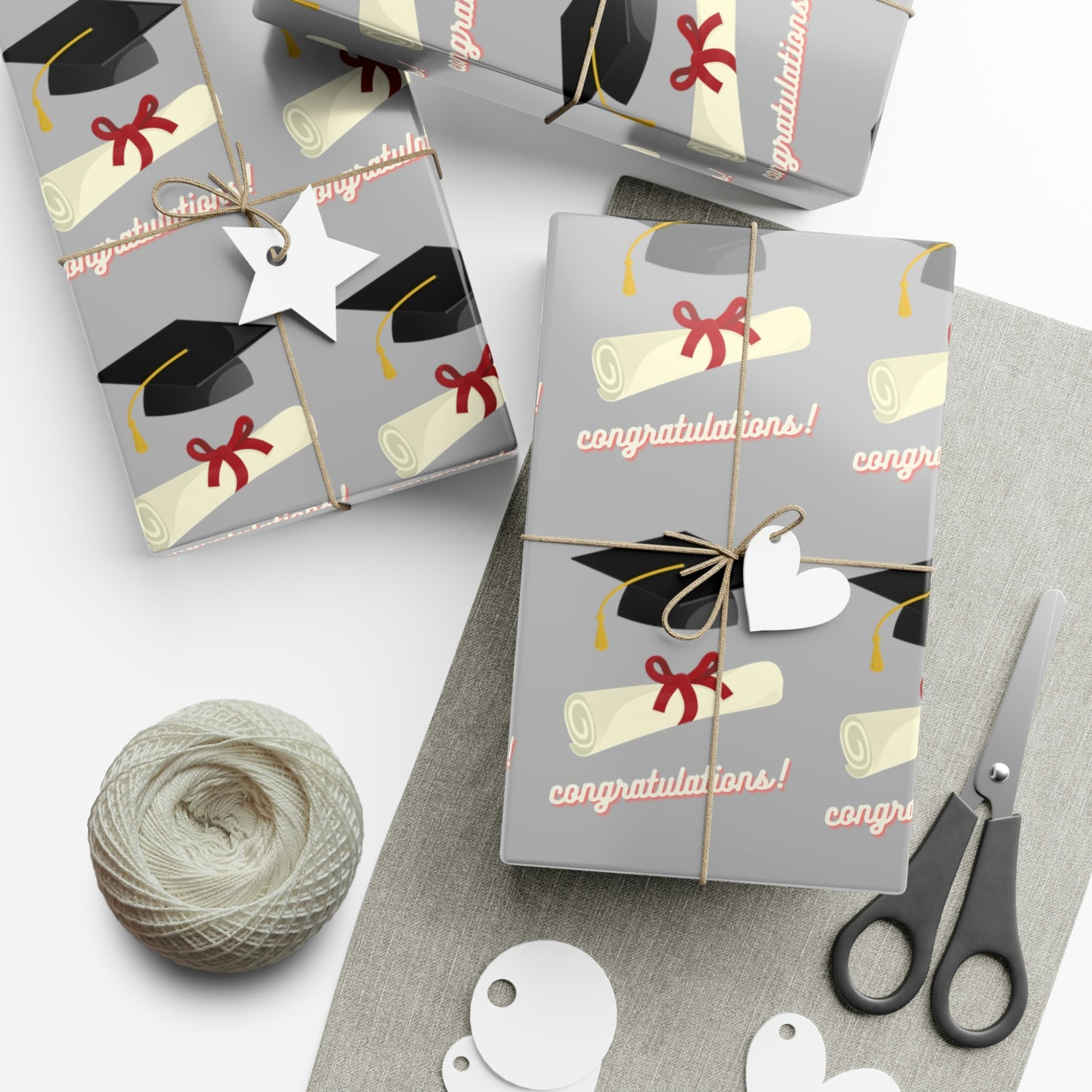 Grad Congratulations - Gift Wrap Papers