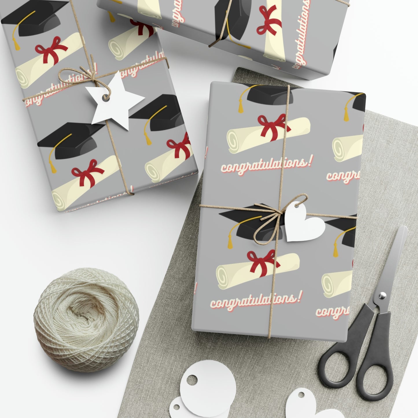 Grad Congratulations - Gift Wrap Papers
