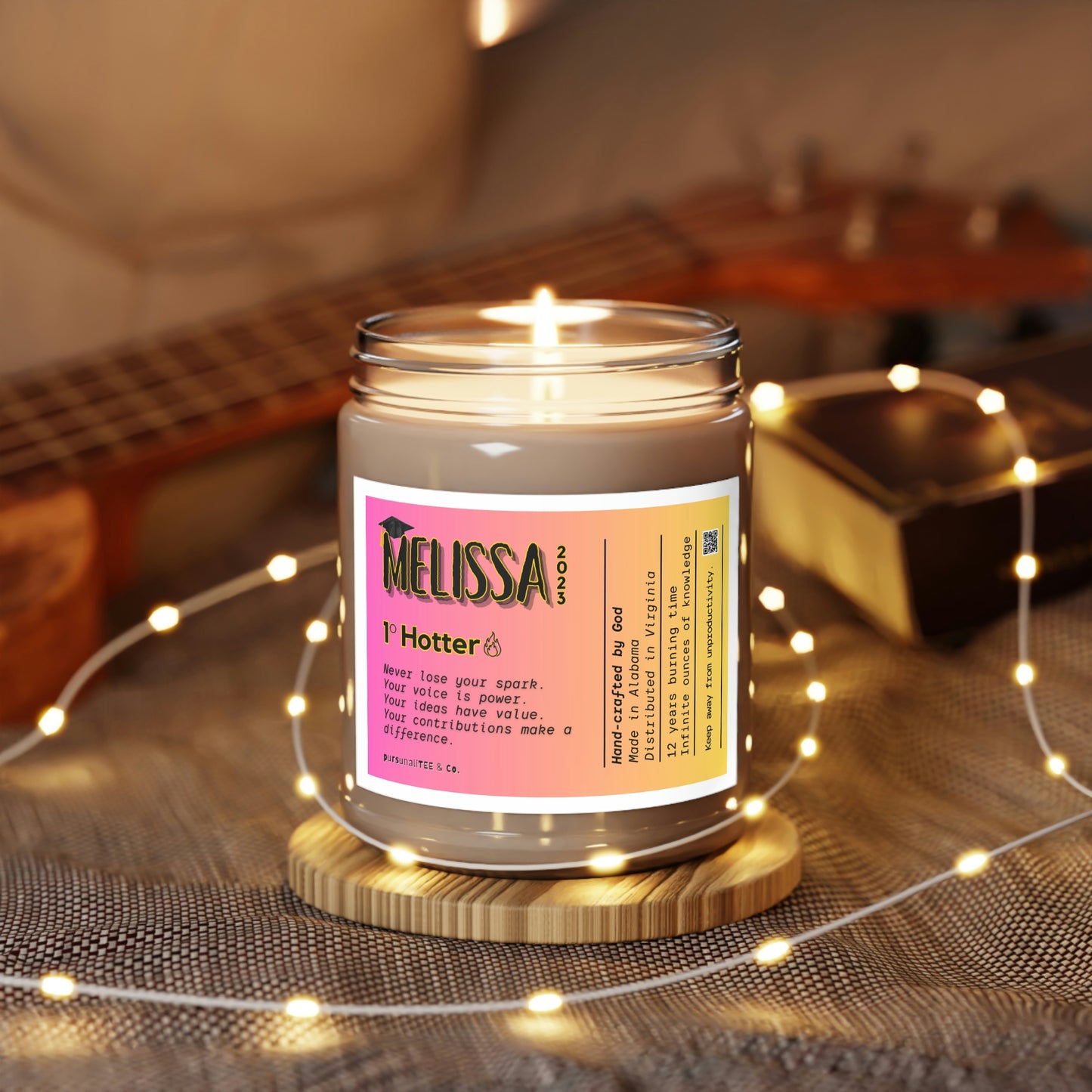 Grad, Never Lose Your Spark - Custom #2 Scented Candles, 9oz