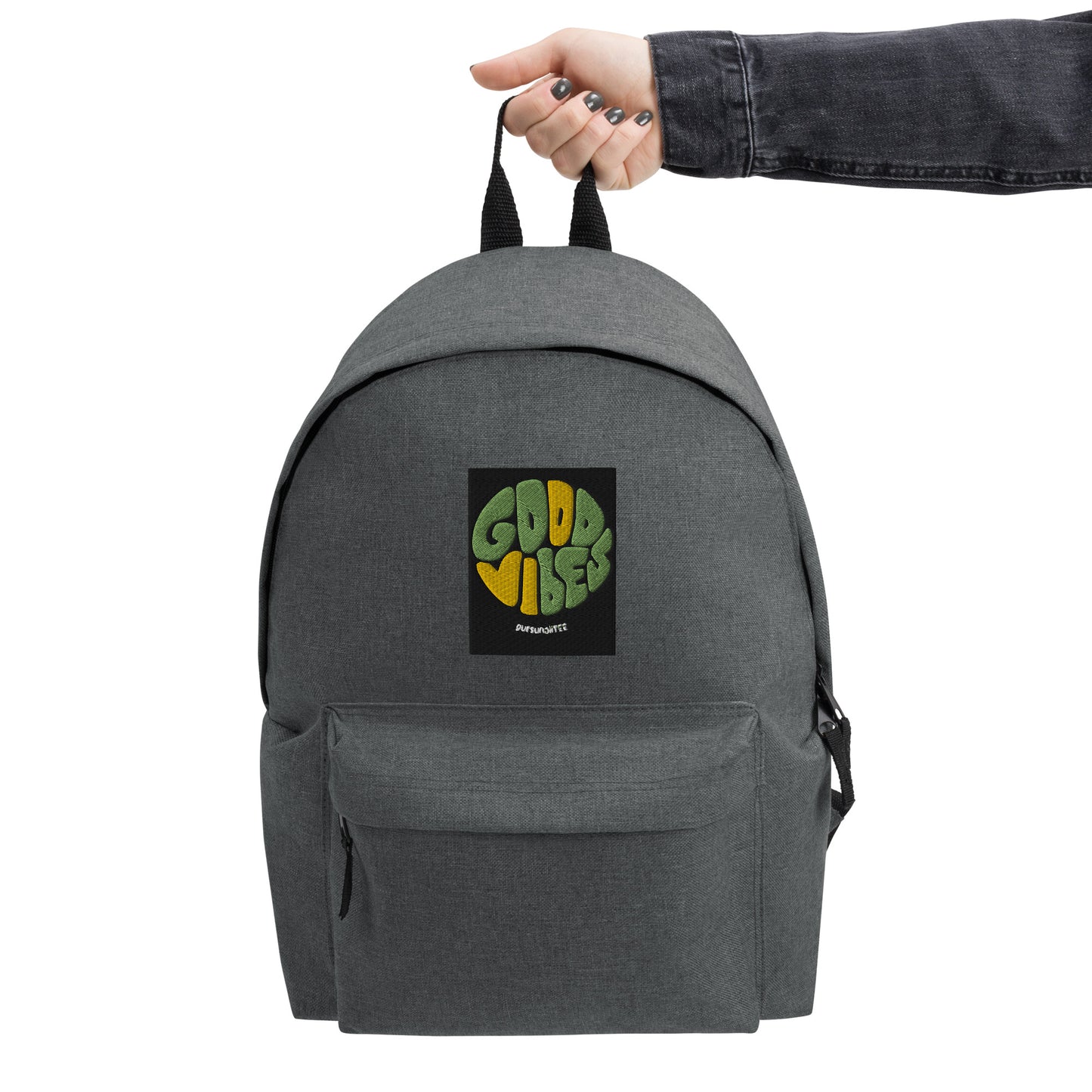 Good Vibes - Embroidered Backpack