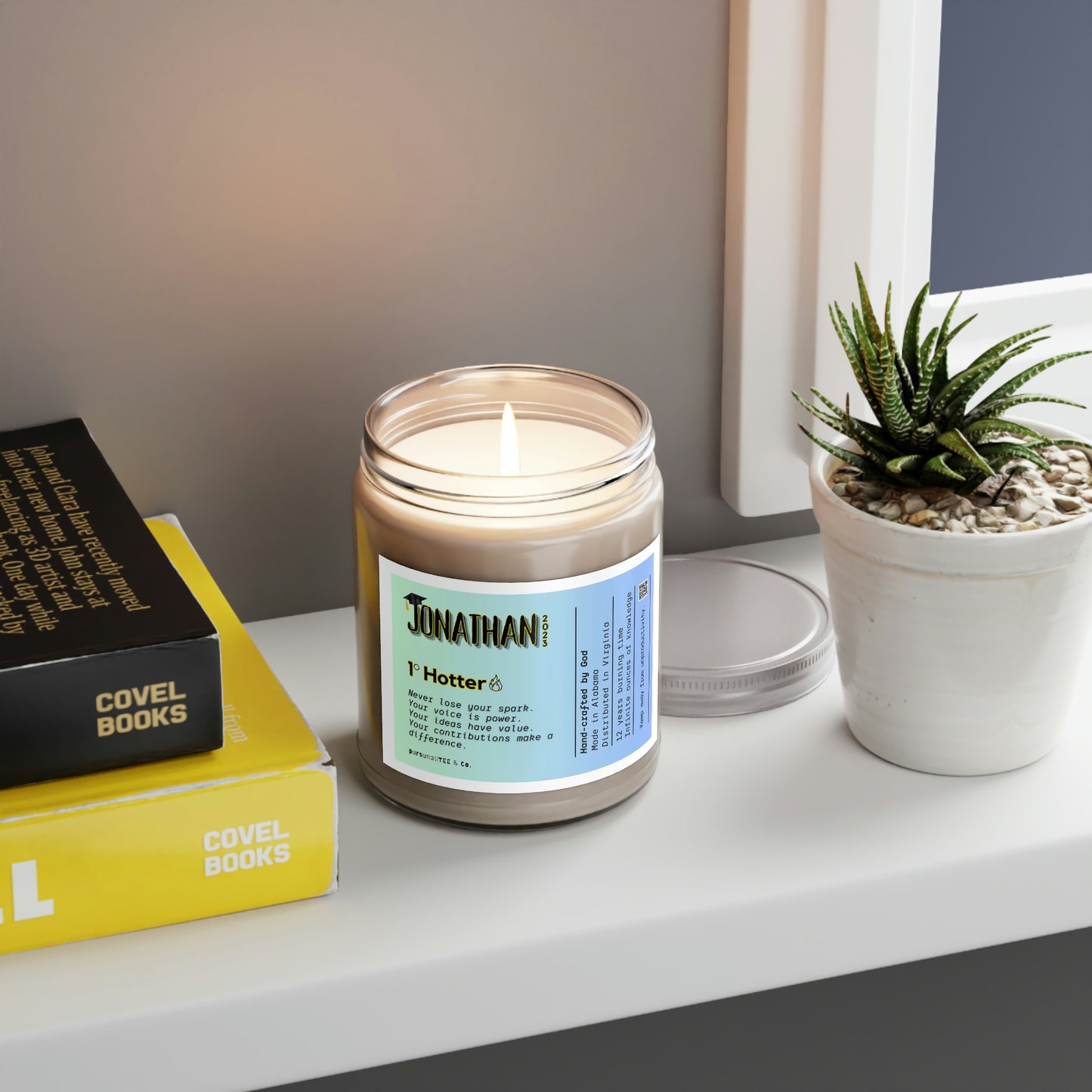 Grad, Never Lose Your Spark - Custom #3 Scented Candles, 9oz