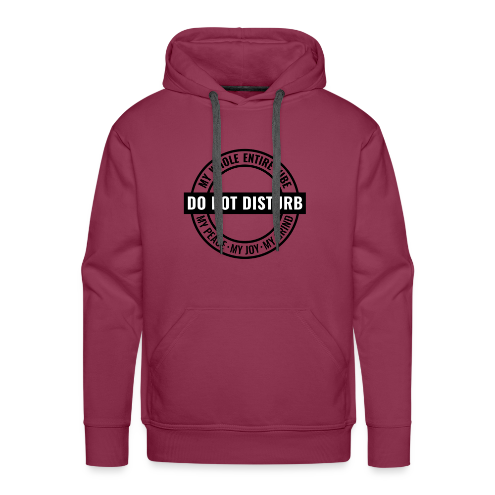 DO NOT DISTURB My Vibe - Men’s Premium Hoodie - burgundy