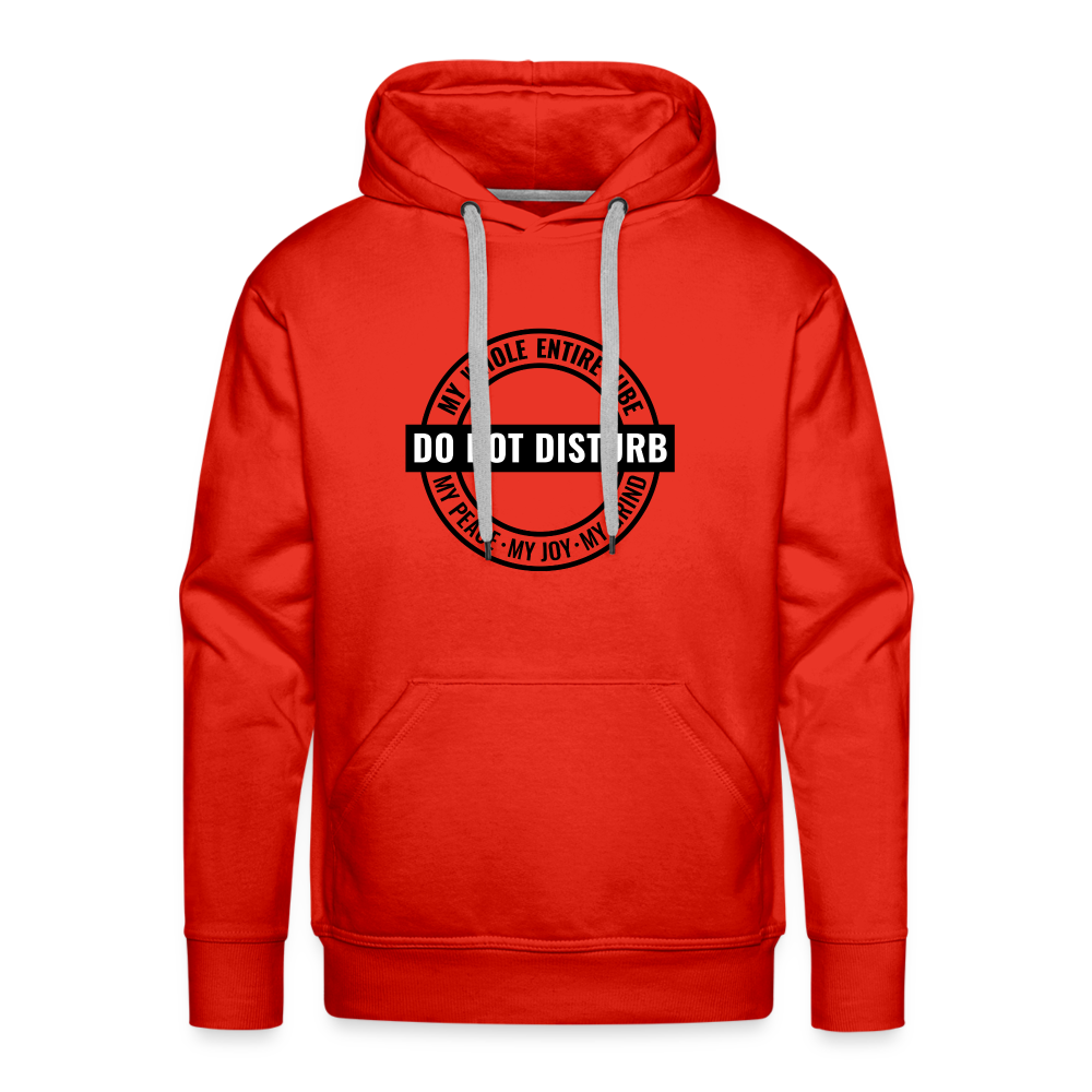 DO NOT DISTURB My Vibe - Men’s Premium Hoodie - red