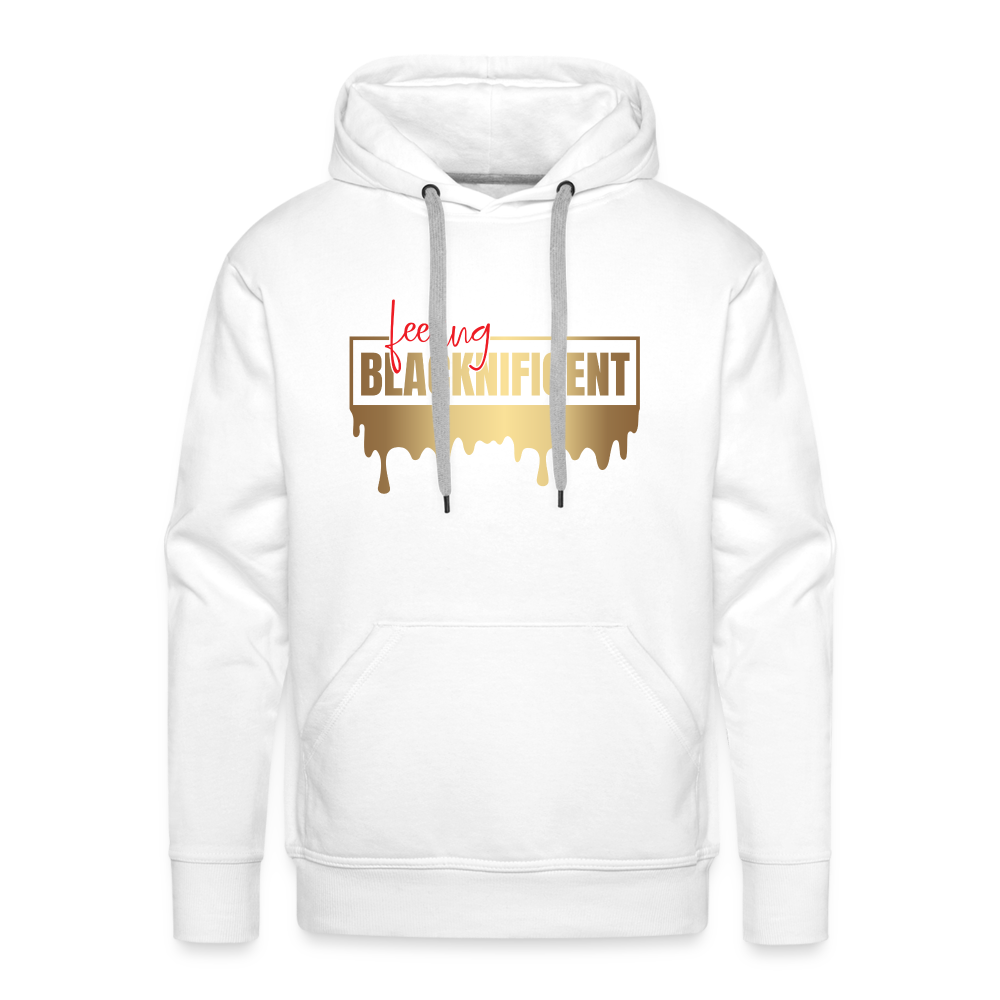 Feeling Blacknificent - Men’s Premium Hoodie - white