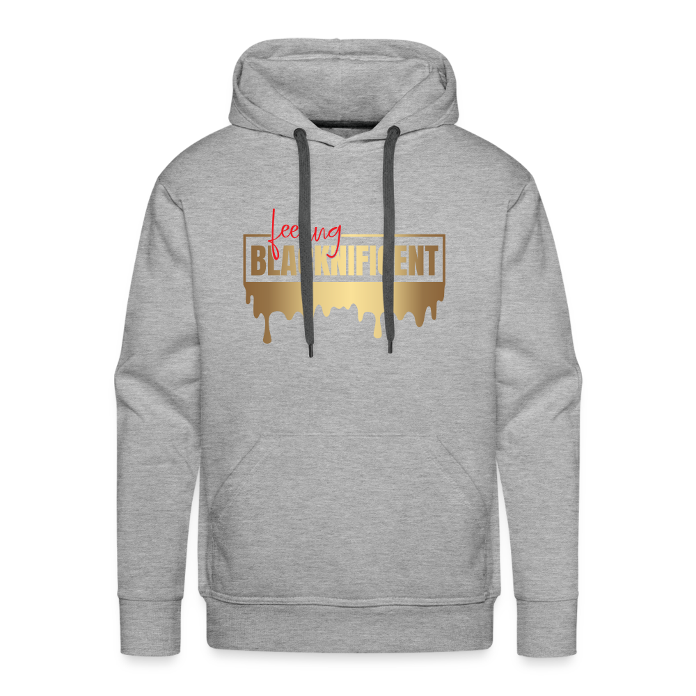 Feeling Blacknificent - Men’s Premium Hoodie - heather grey