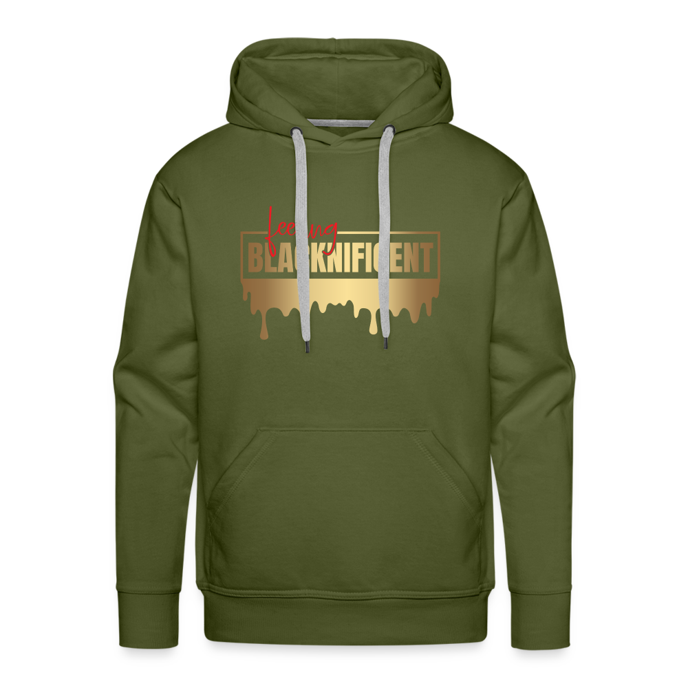 Feeling Blacknificent - Men’s Premium Hoodie - olive green