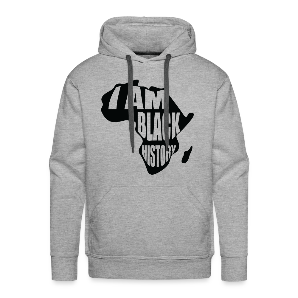 I am Black History - Men’s Premium Hoodie - heather grey