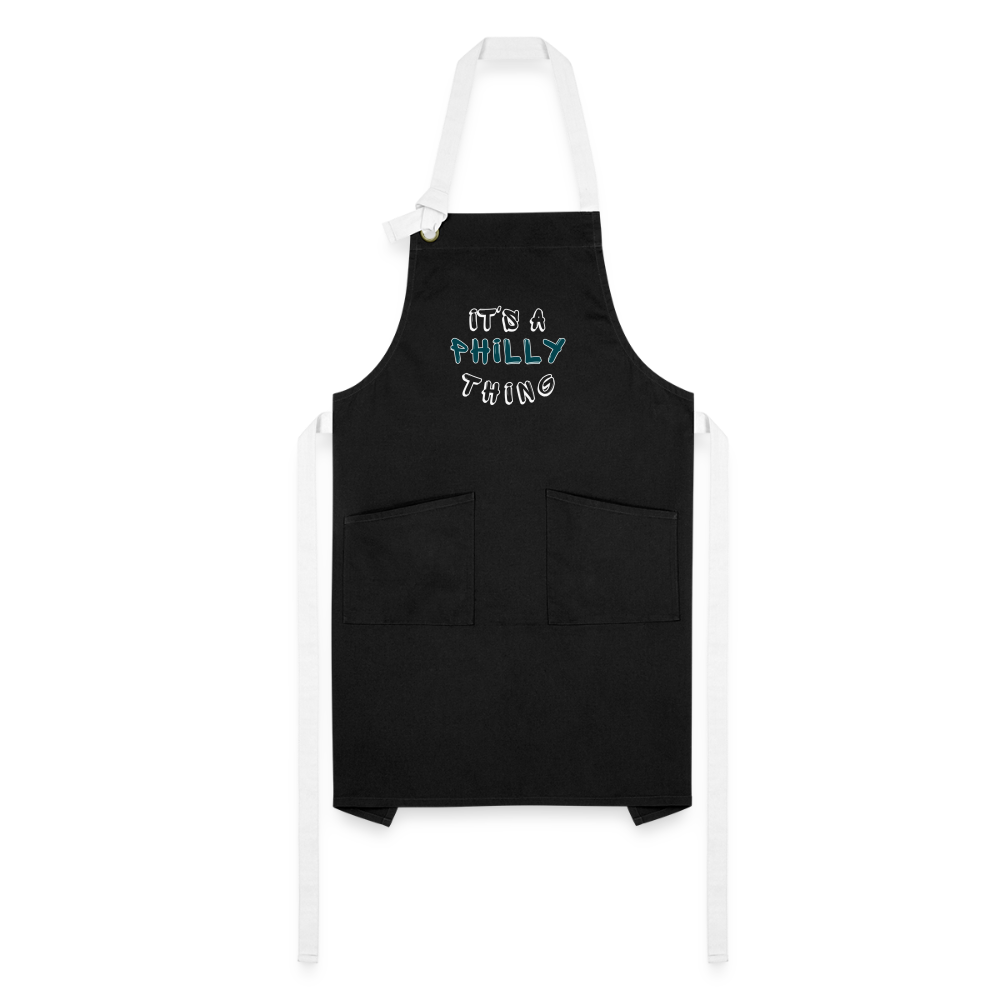Philly - Artisan Apron - black/white