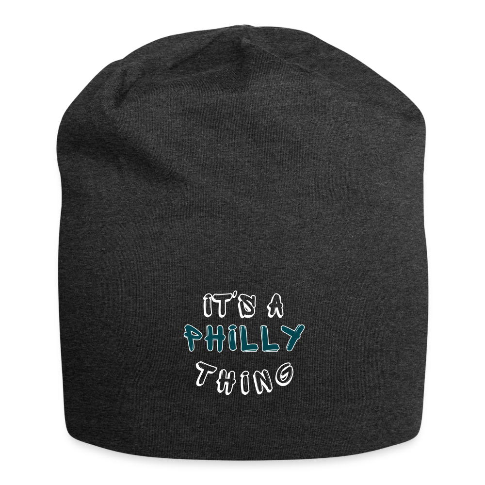 Philly - Jersey Beanie - charcoal grey