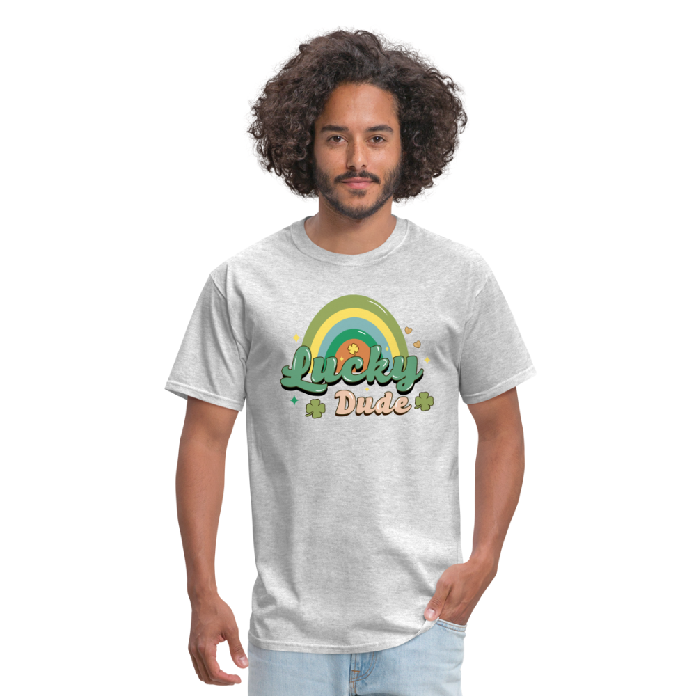 Lucky Dude - Unisex Classic T-Shirt - heather gray