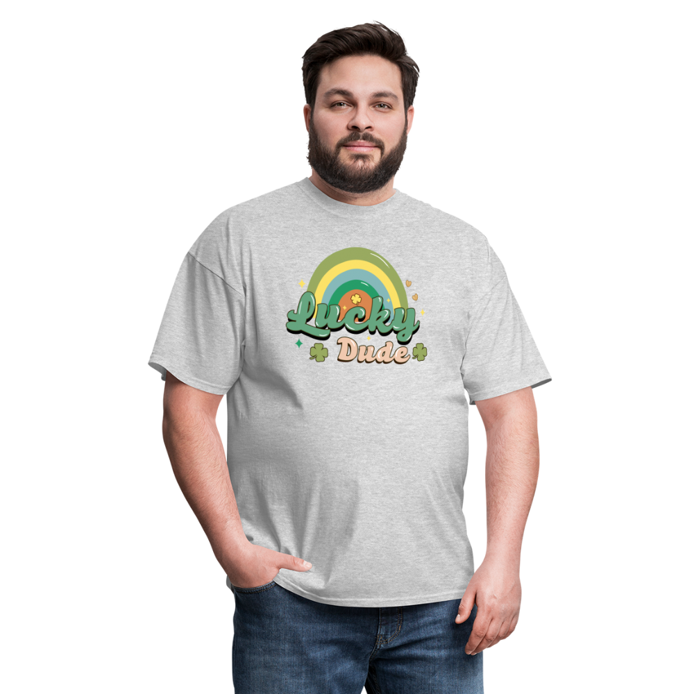 Lucky Dude - Unisex Classic T-Shirt - heather gray
