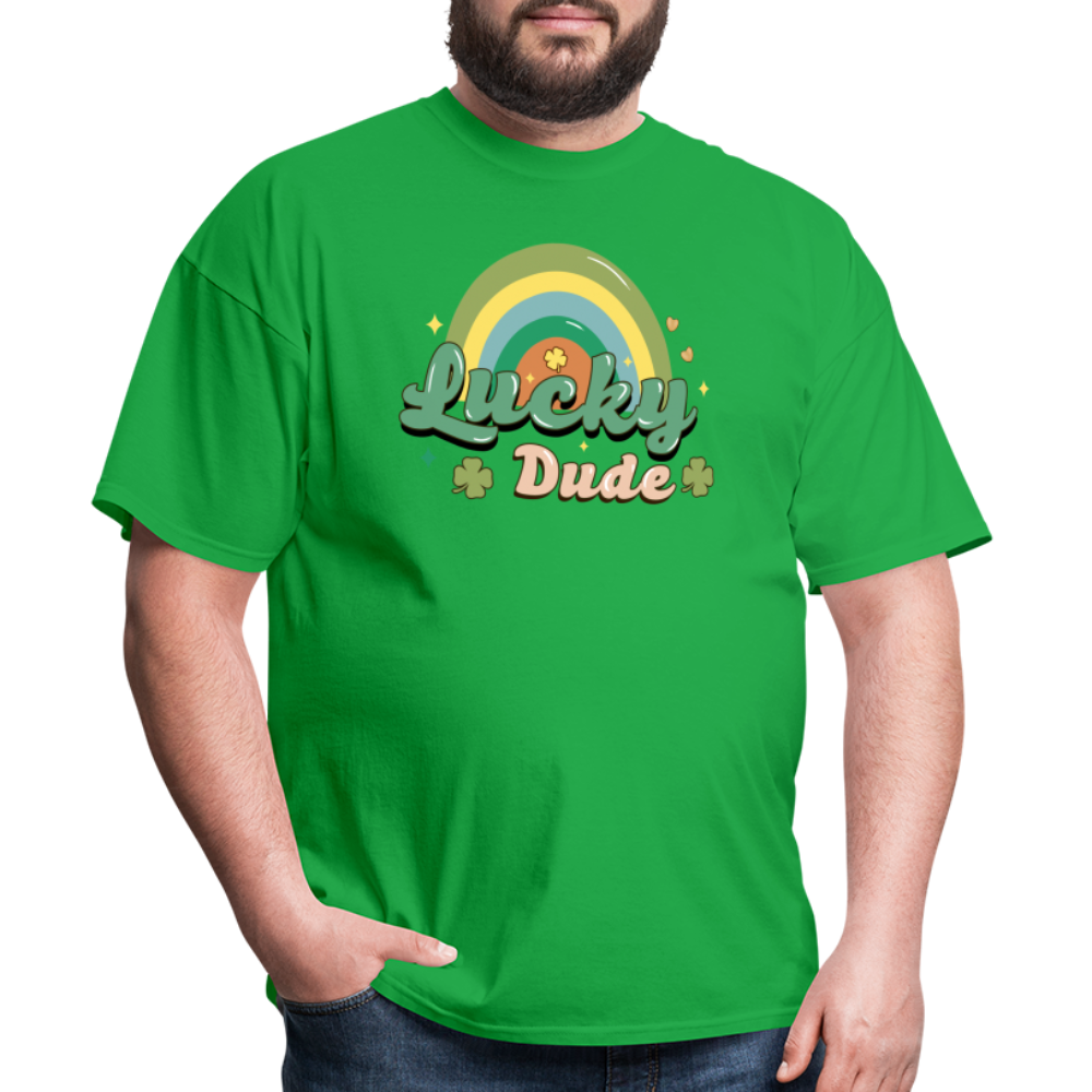 Lucky Dude - Unisex Classic T-Shirt - bright green