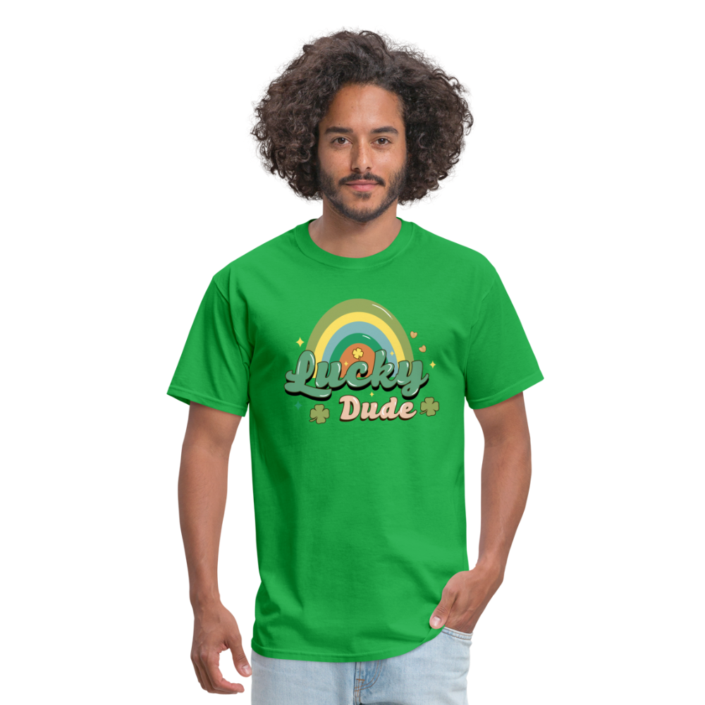 Lucky Dude - Unisex Classic T-Shirt - bright green