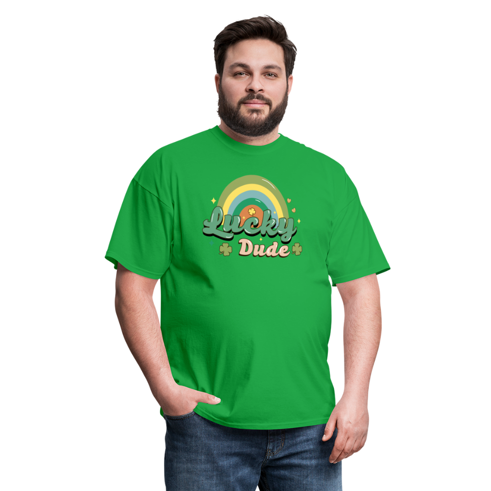 Lucky Dude - Unisex Classic T-Shirt - bright green