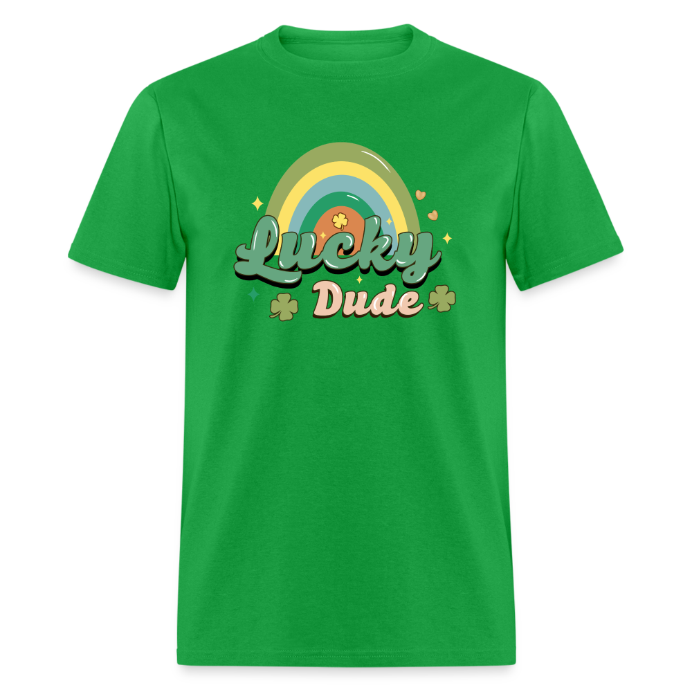 Lucky Dude - Unisex Classic T-Shirt - bright green