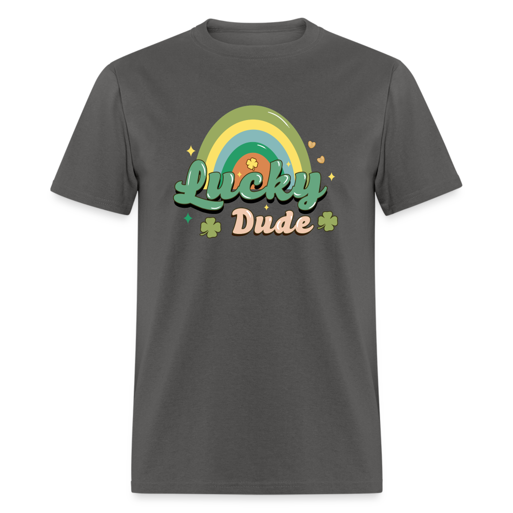 Lucky Dude - Unisex Classic T-Shirt - charcoal