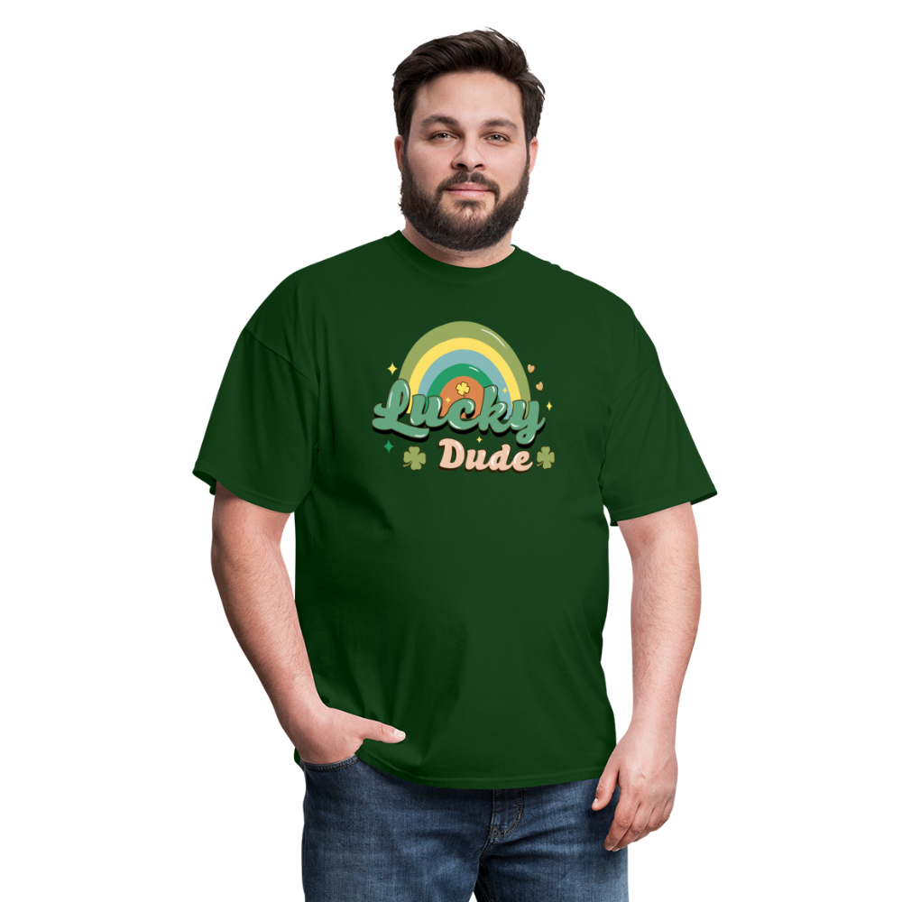 Lucky Dude - Unisex Classic T-Shirt - forest green