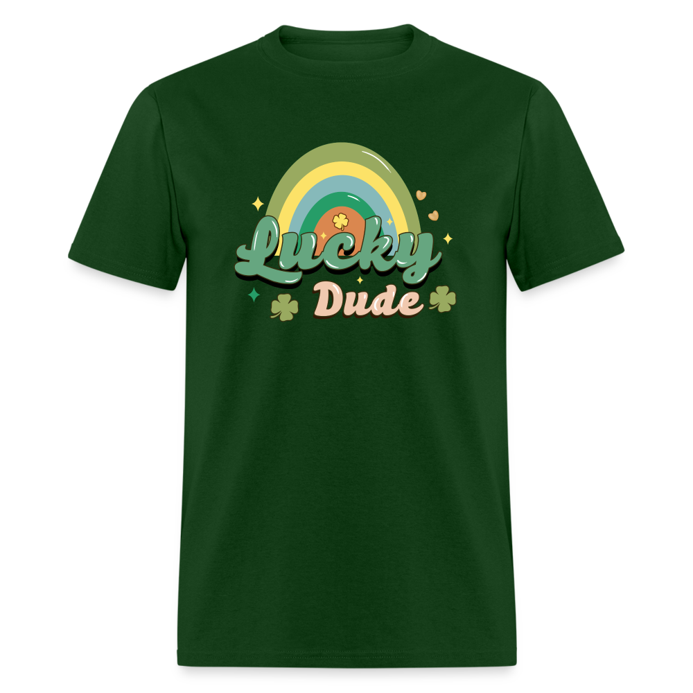 Lucky Dude - Unisex Classic T-Shirt - forest green