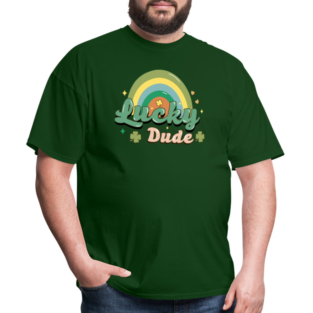 Lucky Dude - Unisex Classic T-Shirt - forest green