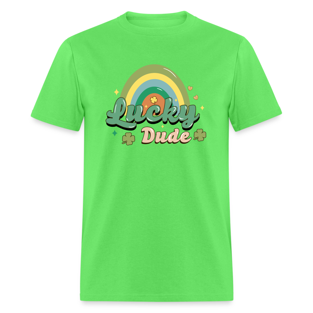 Lucky Dude - Unisex Classic T-Shirt - kiwi
