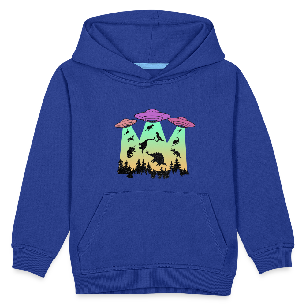 Dino Alien Extinction - Kids‘ Premium Hoodie - royal blue